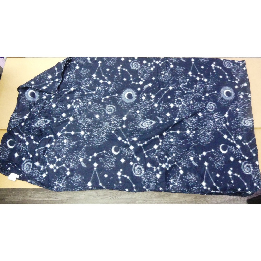 Mainstays Fleece Throw Blanket Unisex 50x60 Blue Constellation Stars